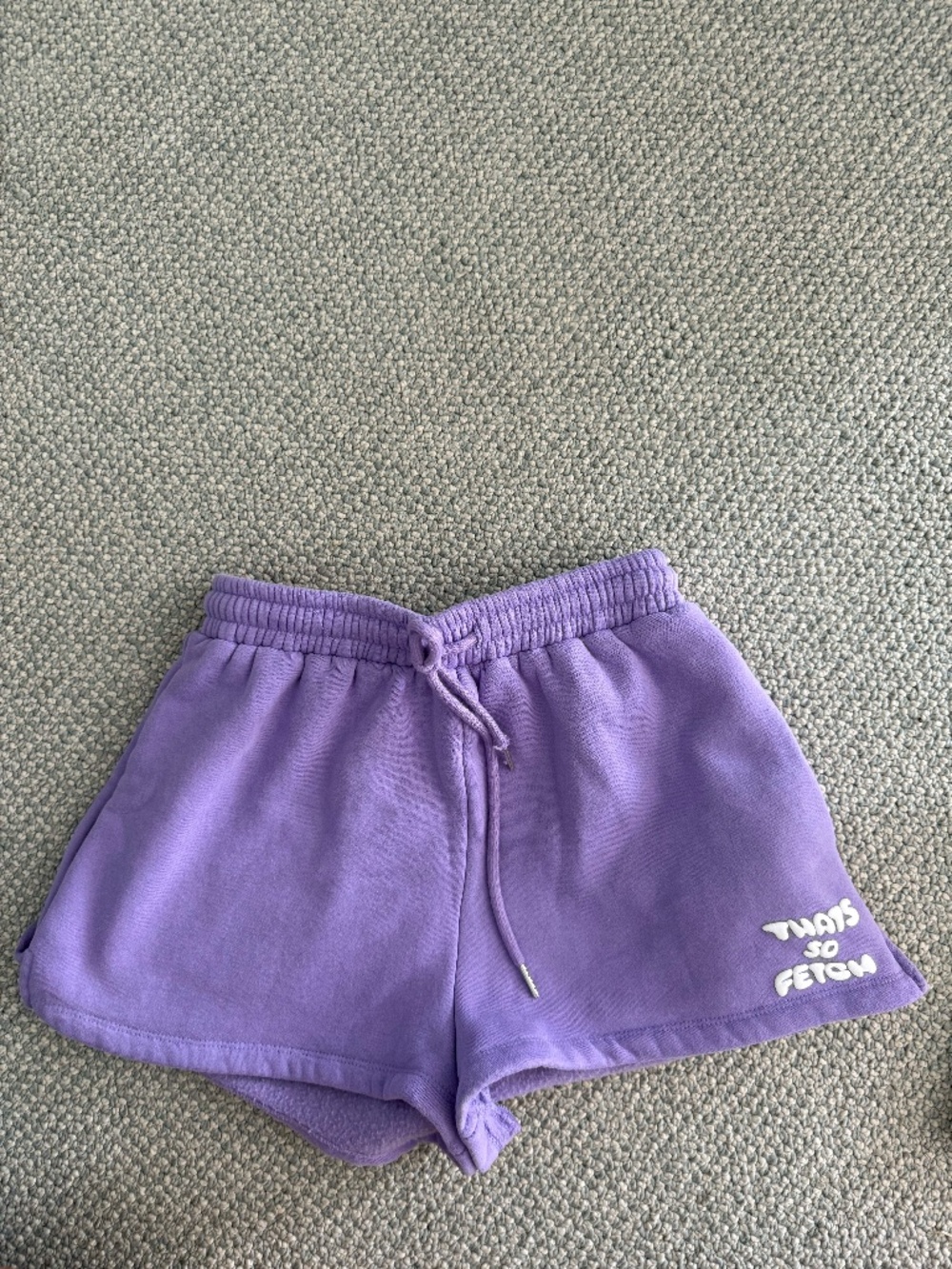 “That’s So Fetch” Purple Lounge Shorts